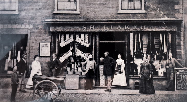 George Shillaker's shop front